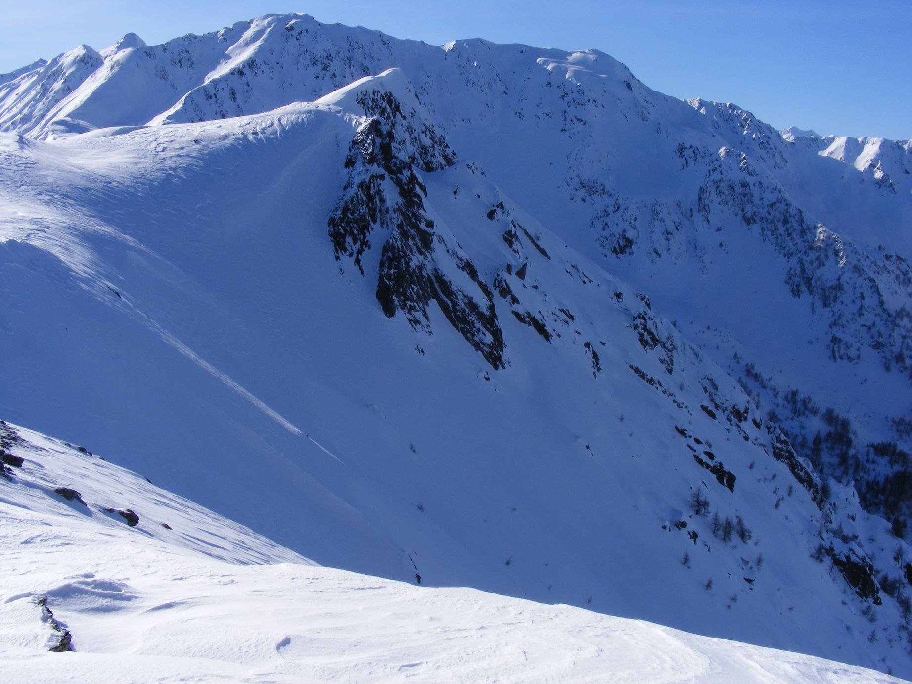 Con le ciaspole sul Piz Tri